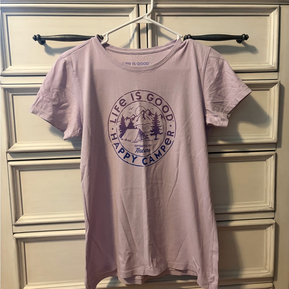 Life Is Good Women's Purple Tee